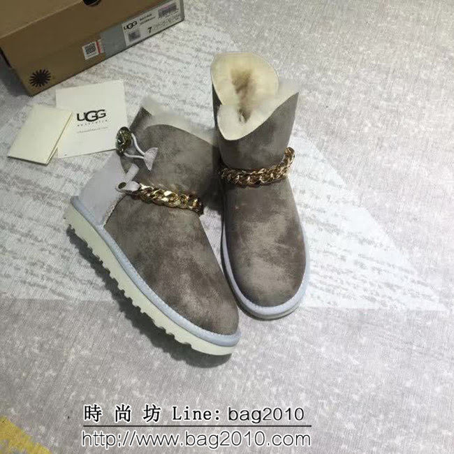 UGG 2018冬季新款 沙色啞光面 防風保暖 雪地靴 QZS1904